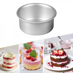 Bakewareind 4x4inch aluminium deep cake pan – Bakewareindia