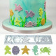 Sea Animals Theme Tappet Fondant Cutter