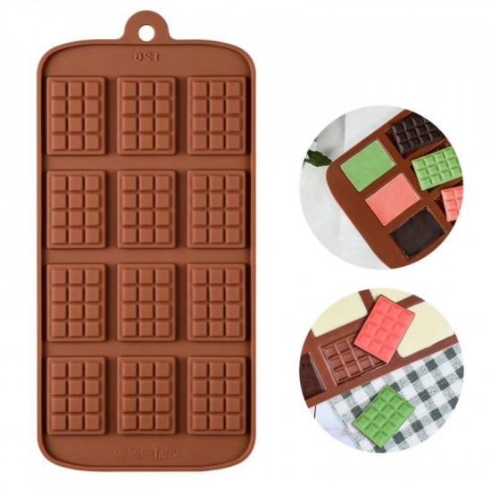 Truvic Mini Chocolate Mold Silicone Mold Fondant Molds DIY 3D Candy Bar  Mould Cake Decoration Tools Kitchen Baking Accessories Ideal for Chocolate  and Cake Decoration (1 Piece) : Amazon.in: Home & Kitchen