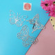 Silver Butterflies (10 Pieces)