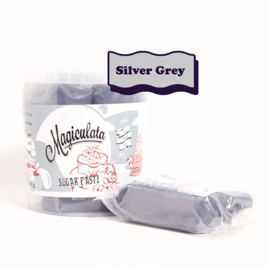 Silver Grey Sugar Paste (1 Kg) - Magiculata