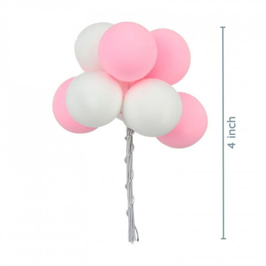 Soft Ball Bunch Colourful Balloon Cake Topper (Set of 2)