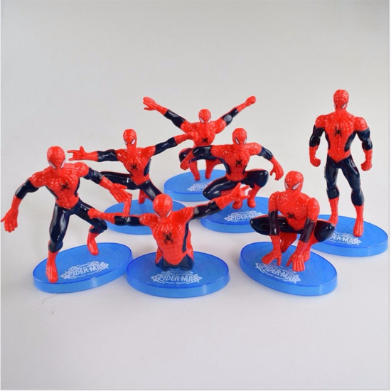 Spiderman Cake Topper (7 Pieces Set)