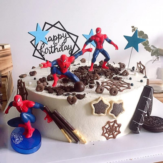 Spiderman Cake Topper (7 Pieces Set)