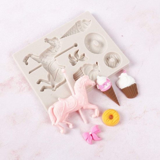 Sweet Carousel Silicone Mould