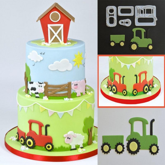 Tractor Fondant Cutter