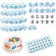 36 Pcs Upper Case Alphabets And Numbers Cookie Cutter