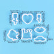 Valentine Love Theme Fondant & Cookie Cutter 7 Pcs Set