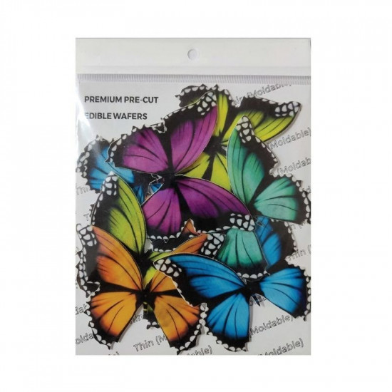 Vibrant Big Size Wafer Butterfly WPC - 16 - Tastycrafts