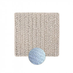 Weave Knitting Silicone Mould | Wool Impression Silicone Mould Style 2